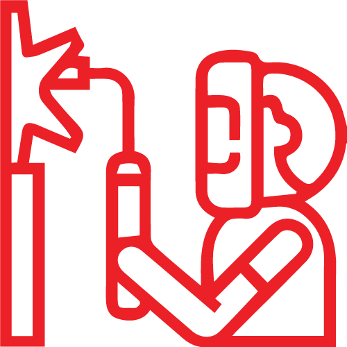 Sheet Metal Installation Icon